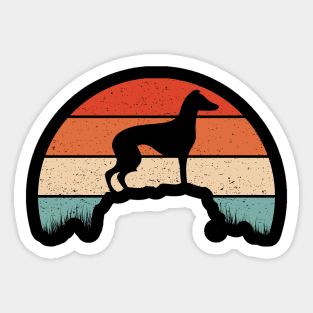 Greyhound Sunset Sticker